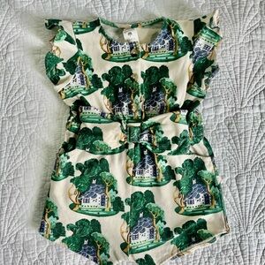 Kate Quinn 12-18m Blue Cottage Romper Hansel & Gretel